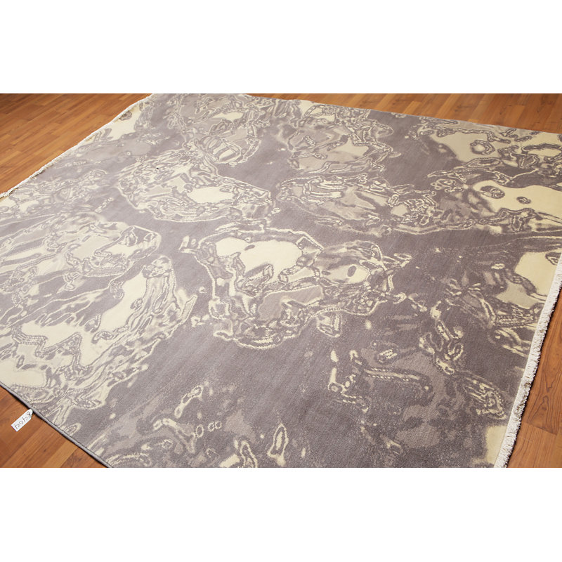 Tapis de la zone grise laine Lenhart