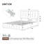 Andros Upholstered Double (4'6) Bed Frame-639011365