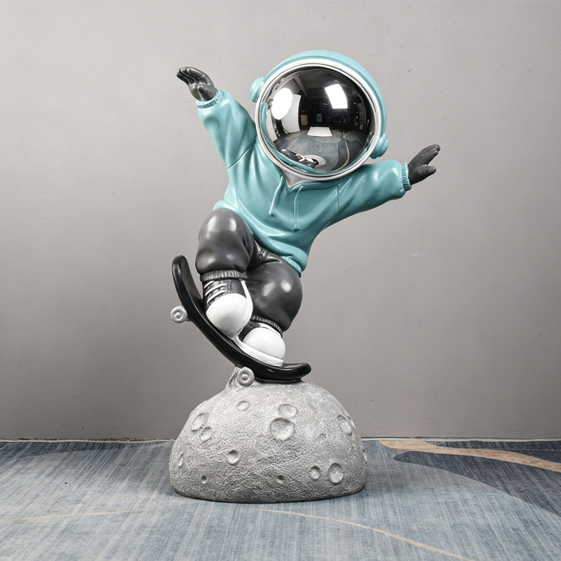 Figurine d'astronaute Cool Hoodie, Vert