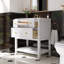 Meuble-lavabo sur pied simple avec 5 tiroirs-426721464