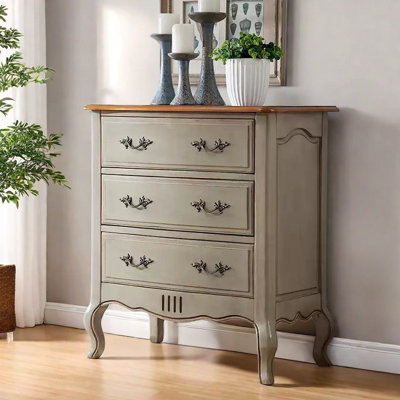 Multi-Functional 3-Drawer Nightstand Accent Chest