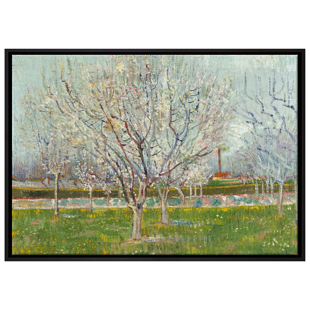 Gerahmtes Leinwandbild Flowering Orchard Plum Tree von Vincent Van Gogh