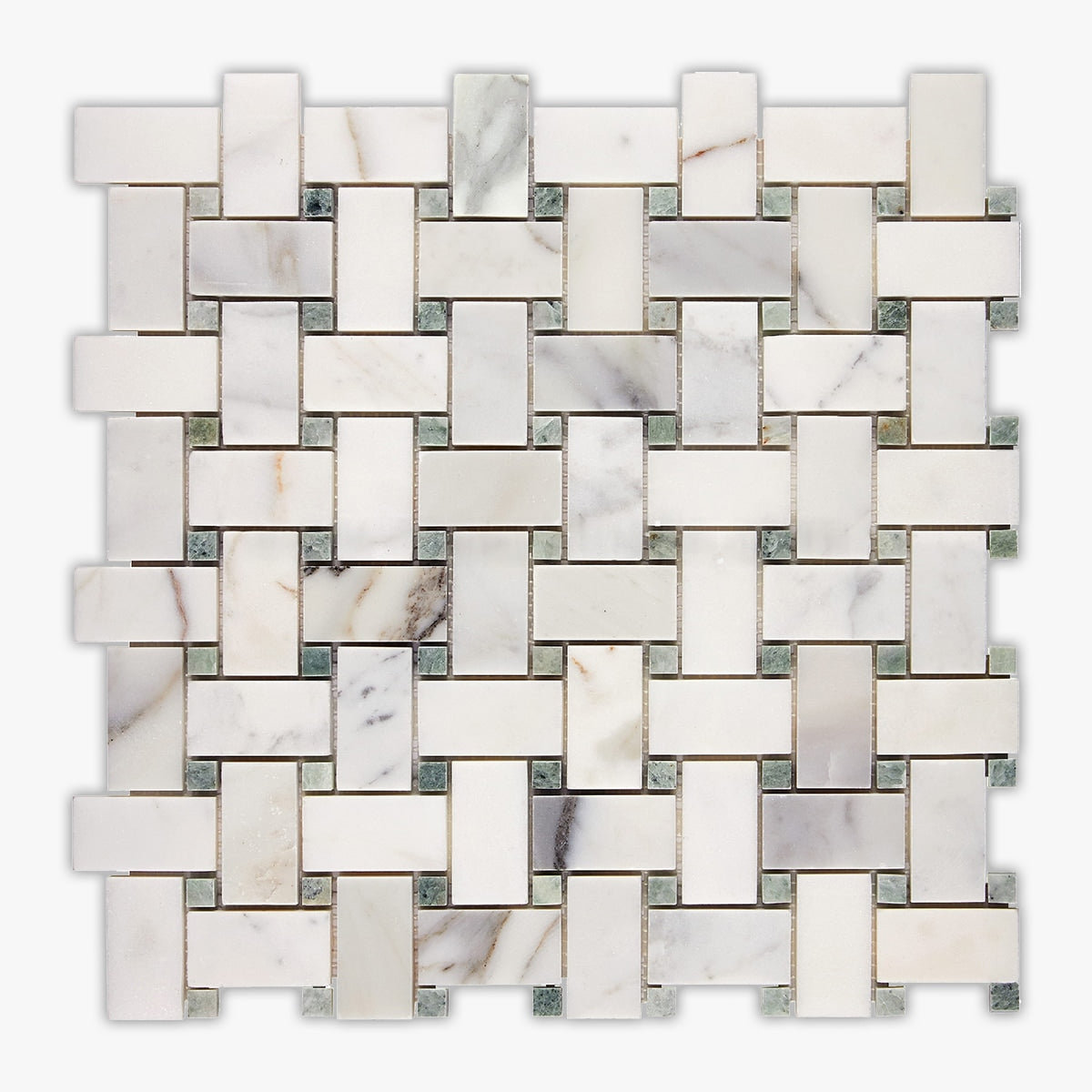 Calacatta Tile 12" x 12" Marble Mosaic Wall & Floor Tile | Wayfair