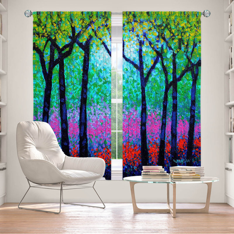 Delaughter Room Darkening Curtain Pair, 40" W x 82" L