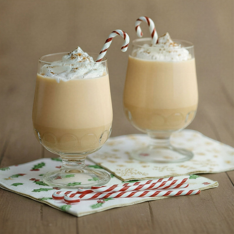 Glass Candy Cane Shaped Stir Sticks