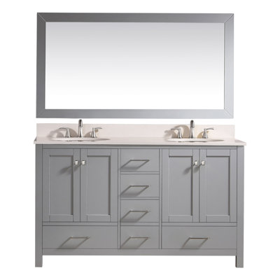 Meuble-lavabo simple l 60 po x P 22 po x H 40 po