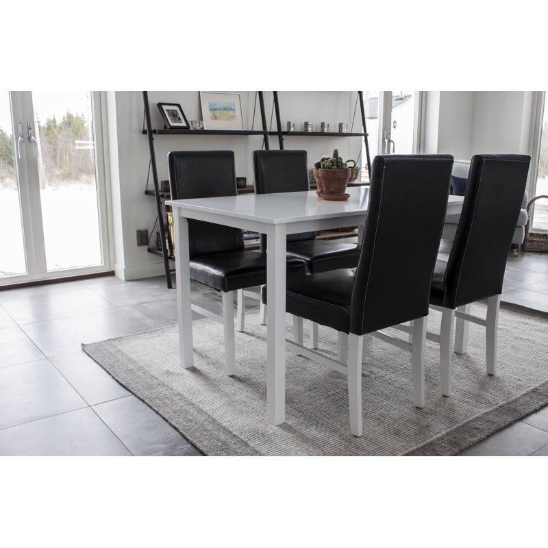 Amariyah 8 - Person Teak Patio Dining Set with Rectangular Table