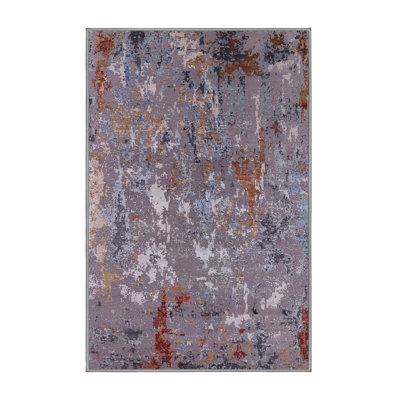 Tapis oriental mauve