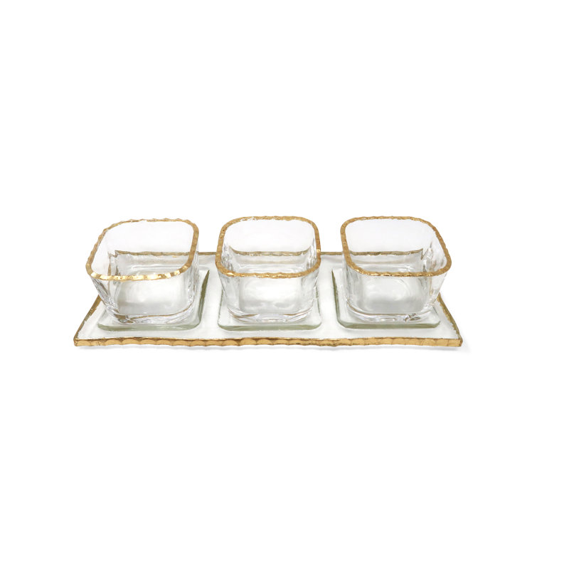 Bol décoratif en verre Repp - ensemble de 4