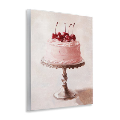 Plaque murale Cherry Cake Delight, design par Svetlana Aleynikova
