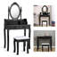 Ensemble coiffeuse avec tabouret et miroir Geoffrey-32005918