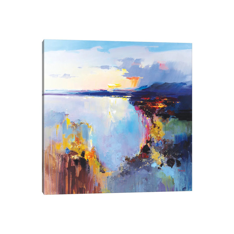 Breathe The Spring by Tatyana Yabloed - Painting on Canvas, 30.48cm H x 30.48cm W x 1.91cm D, Wrapped Canvas