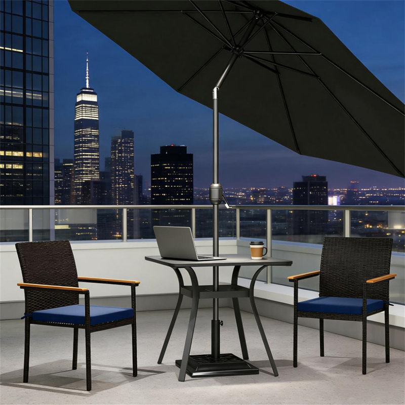 Set Of 2 Dining Chair(Only Dining Chairs), Bleu marine
