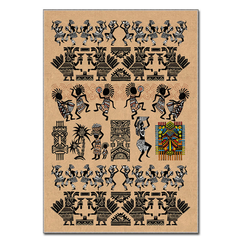 Luxurious Non-Slip Area Rug, 4.0 x 5.9 Feet, 100% Polyester, 740g/m² | Velvet Fabric with Digital Print | Easy-Clean Laminated Sponge Underside, Machine Washable | Perfect for Living Room, Bedroom & Home Decor