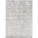Tapis géométrique gris argenté / gris moyen / blanc Hatboro