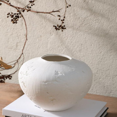 Vase en céramique Travertine