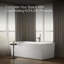 Stargaze 72" x 36" Freestanding Soaking Bathtub-646351113