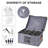 Stackable Felt Wine Glass Storage Boxes with Dividers