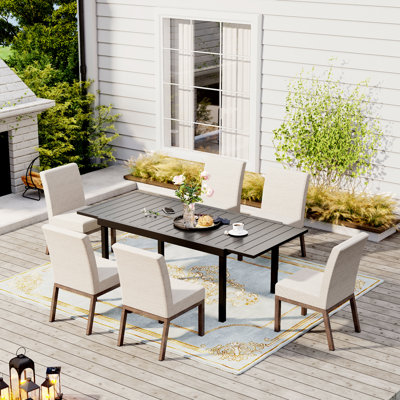 Ensemble repas extérieur pour 6 personnes