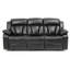 Canapé inclinable Glory Furniture Daria, noir-561149110