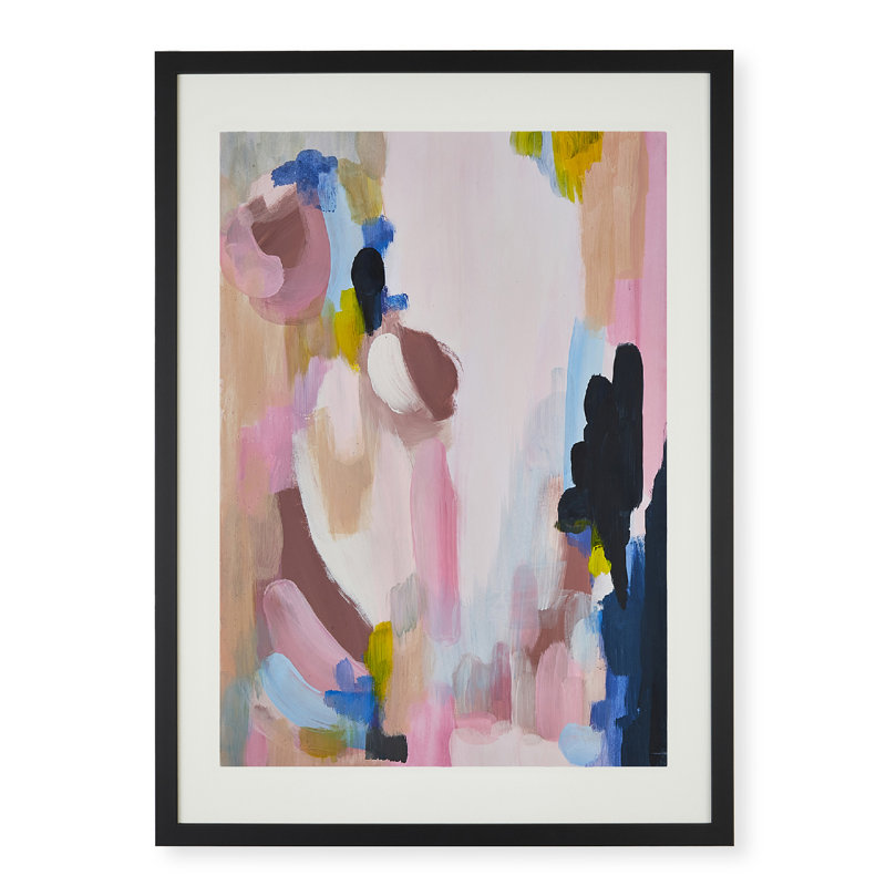 The Poppy - Single Picture Frame Art Prints, 73cm H x 53cm W x 2cm D, Black