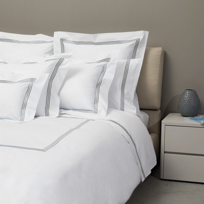 Platinum Percale Duvet Cover