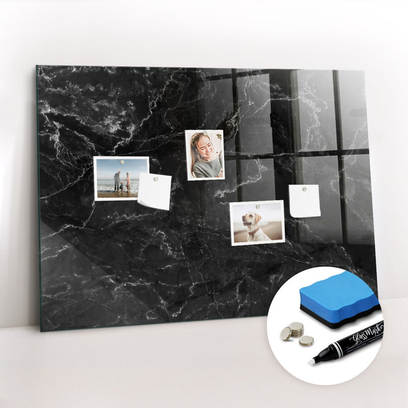 Magnetic Glass Photo Memo Board