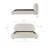 Modern Curved Upholstered Low Profile Platform Bed with Rounded Headboard-123084281-94602567