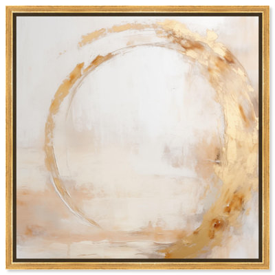 Golden Orb II Canvas by Art Remedy