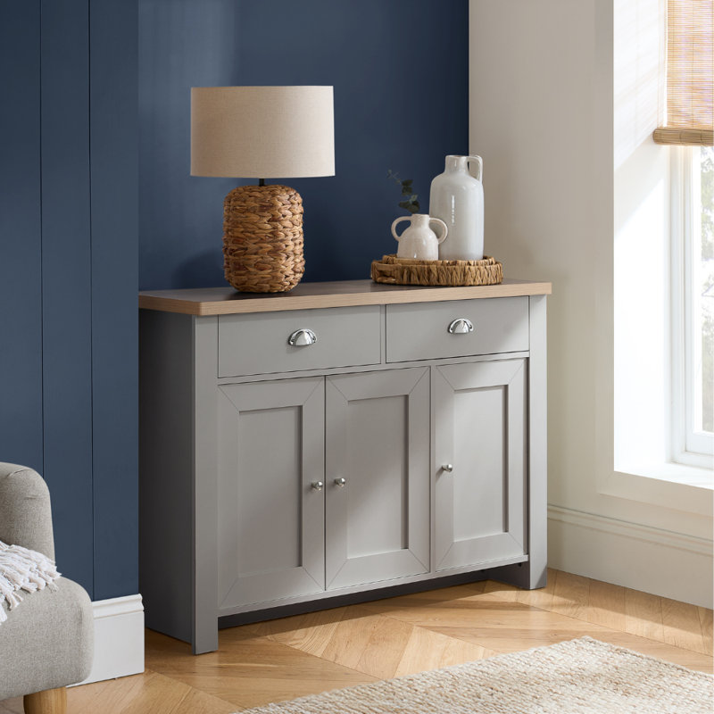 Highgate Sideboard, Grey/Oak