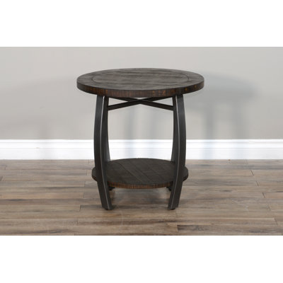 Bridgecliff Solid Wood Top End Table