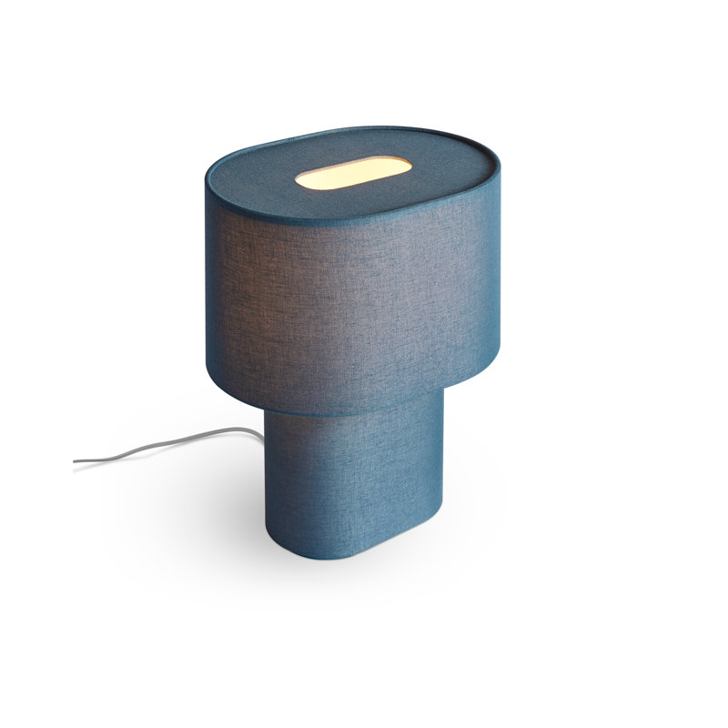 Hilla Table Lamp, 21”H x 18” W x 13” D, Navy
