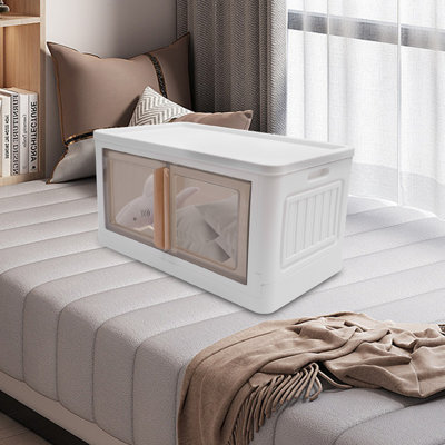 Folding/Collapsible Plastic Storage Bin with Lids -  Rebrilliant, 1B05396842254698ADD15709940C82F3