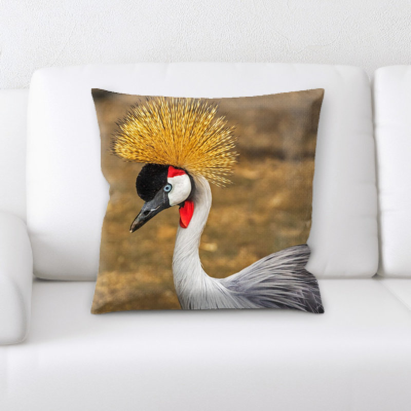 Housse et insert de coussin carré Cape Crane