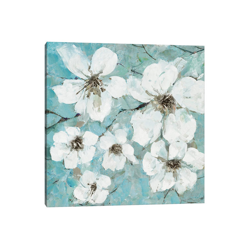 Wild Dogwood par Ruane Manning - reproduction d'art, H 12 po x l 12 po x P 0,75 po, Toile tendue, Aucun mat