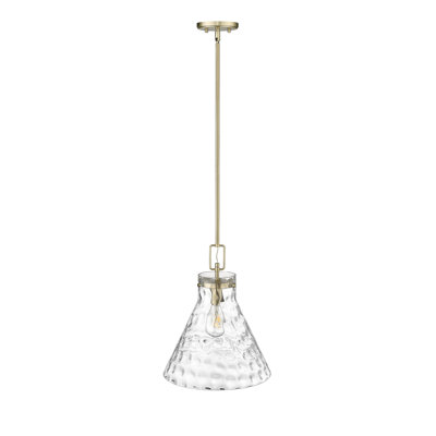 Luminaire suspendu conique à 1 lumière Kamaj