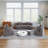 Chenille curved sectional sofa-570155997