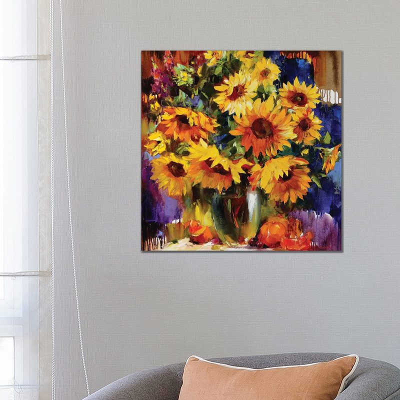 Vincent Evolution 1 Piece Painting on Canvas, 30.48cm H x 30.48cm W x 1.91cm D, Wrapped Canvas