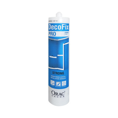 Orac | Cartouche adhésive blanche Decofix Pro 10-1 / 2 oz