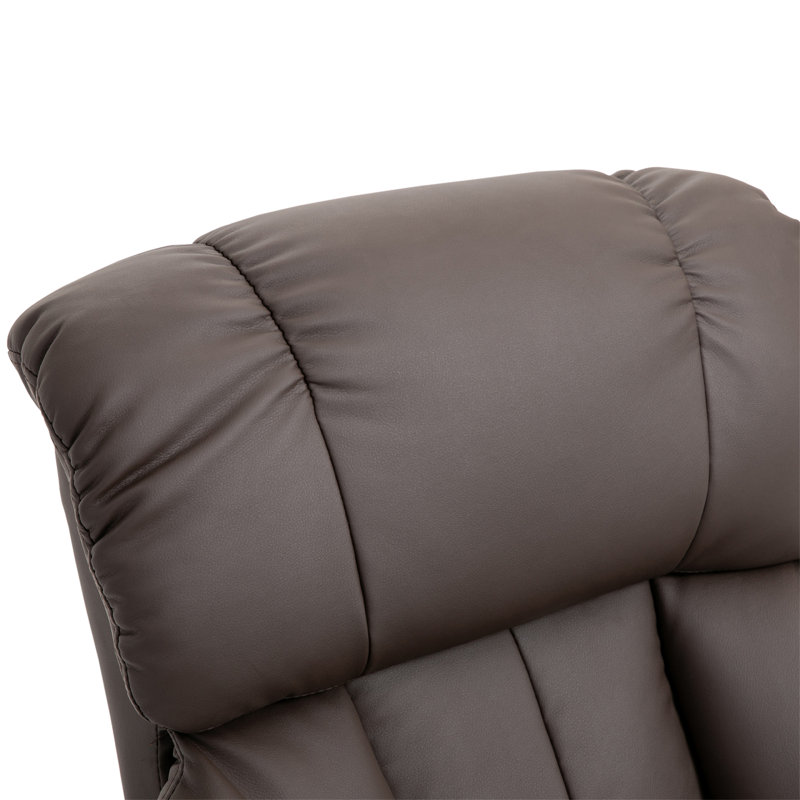 Fauteuil inclinable de massage avec repose-pieds HOMcom