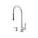 Mystique Pull Out Single Handle Kitchen Faucet with Soap Dispenser