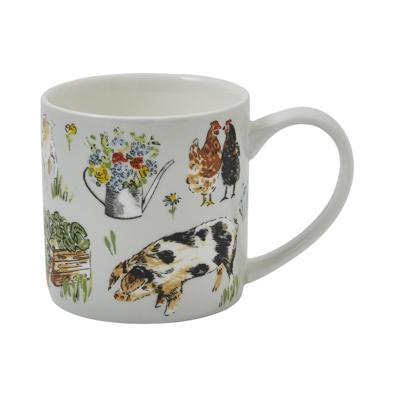Portman Farm Bone China Coffee Mug