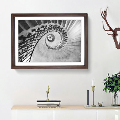 Spiral Staircase - Picture Frame Painting Print