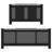 VidaXL Radiator Cover Radiator Guard for Home Office Heater Cabinet Cover MDF-70533520