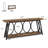 Vintage Rustic Style Hall Table With 2-Tier Storage, Sturdy Industrial Console For Modern And Traditional Spaces