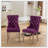 Modern Glam Velvet Upholstered Dining Chair with Pull Ring (Set of 2)-1646401604-1646401631