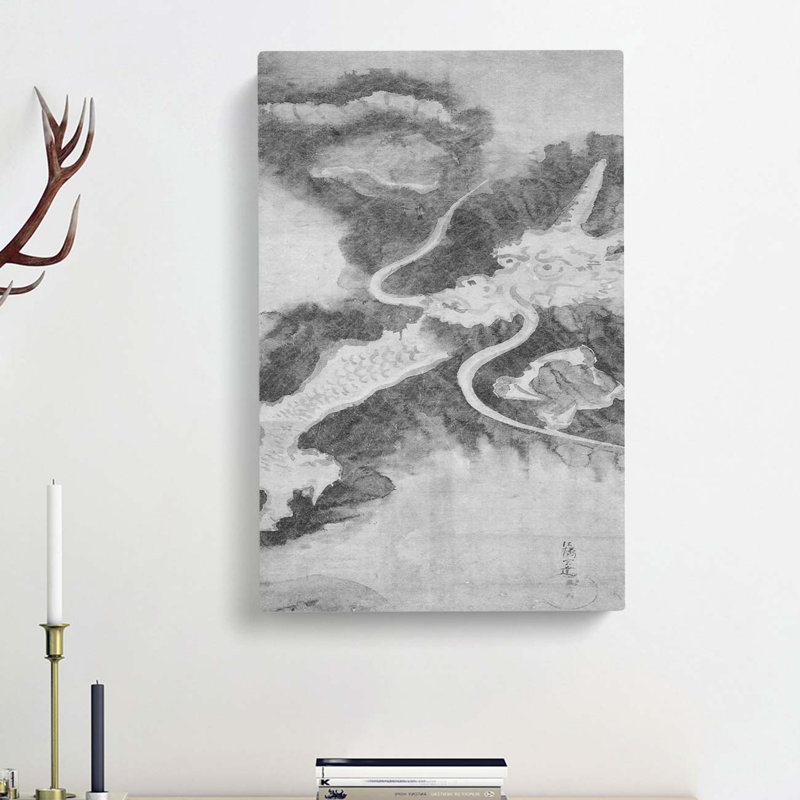 Dragon by Louis Renard - Wrapped Canvas, 50cm H x 35cm W x 3cm D