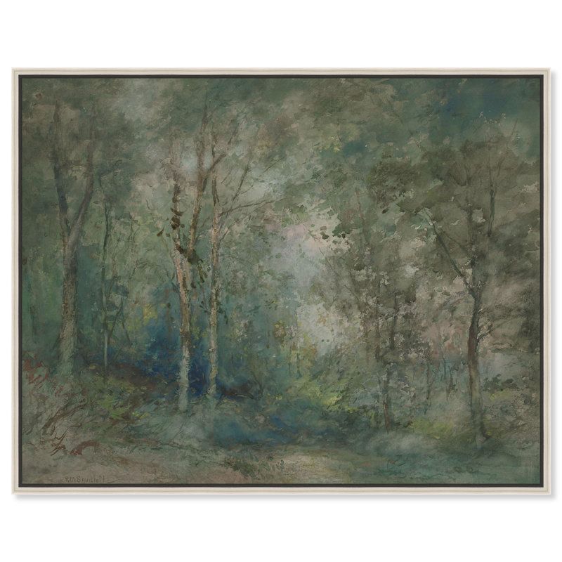 «Roswell Morse Shurtleff», reproduction d'art rétro sur toile par Art Remedy, Encadrement argenté, H 17 po x l 21 po