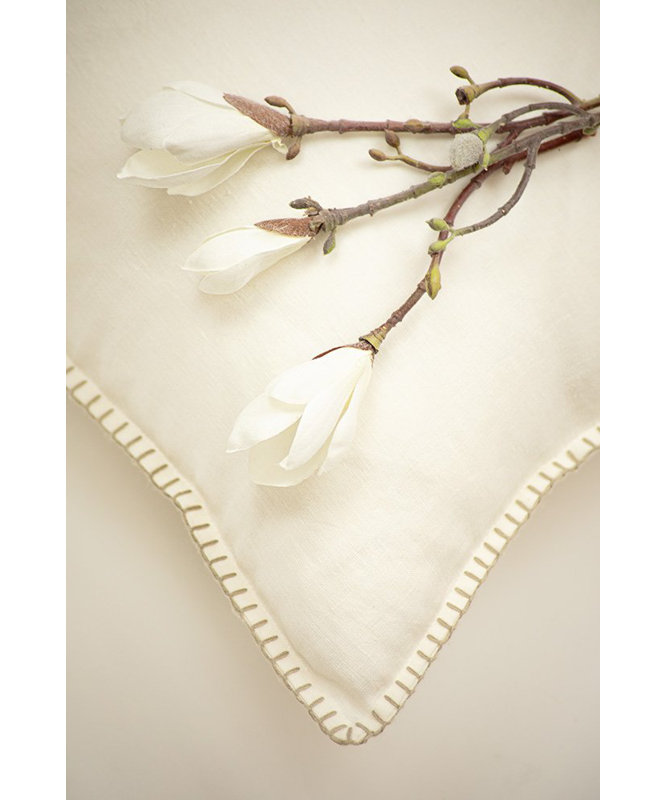 Bricen 100% Linen Ties Sham, Euro