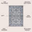 Tapis gris clair / rouge Lazo Modern-610850789